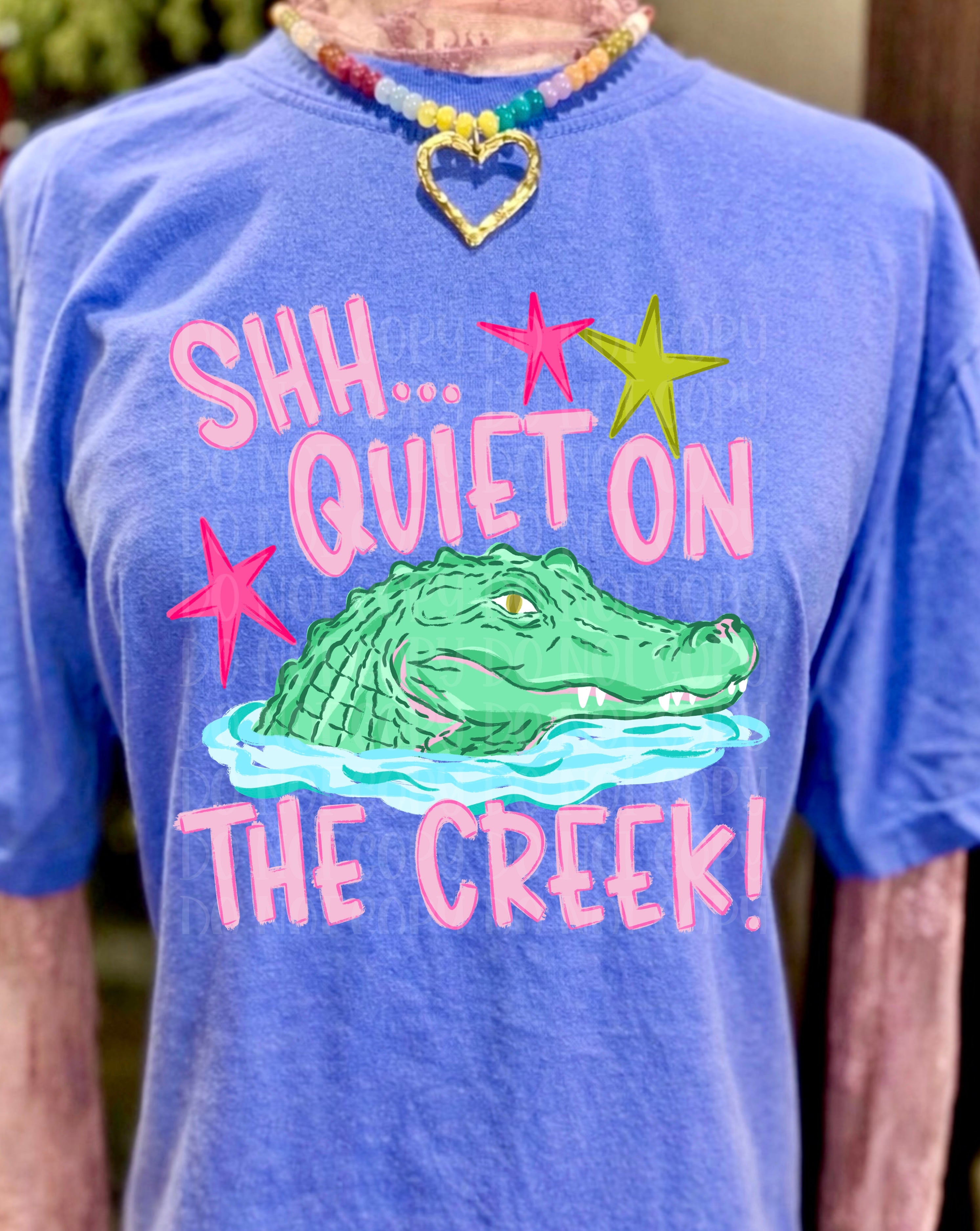 Shhh quiet on the creek