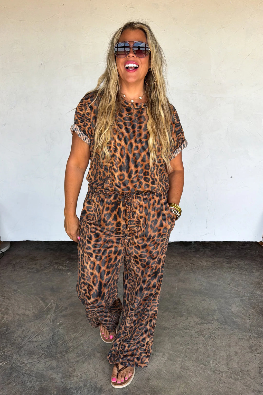 CHEETAH KELSEY PANT SETS