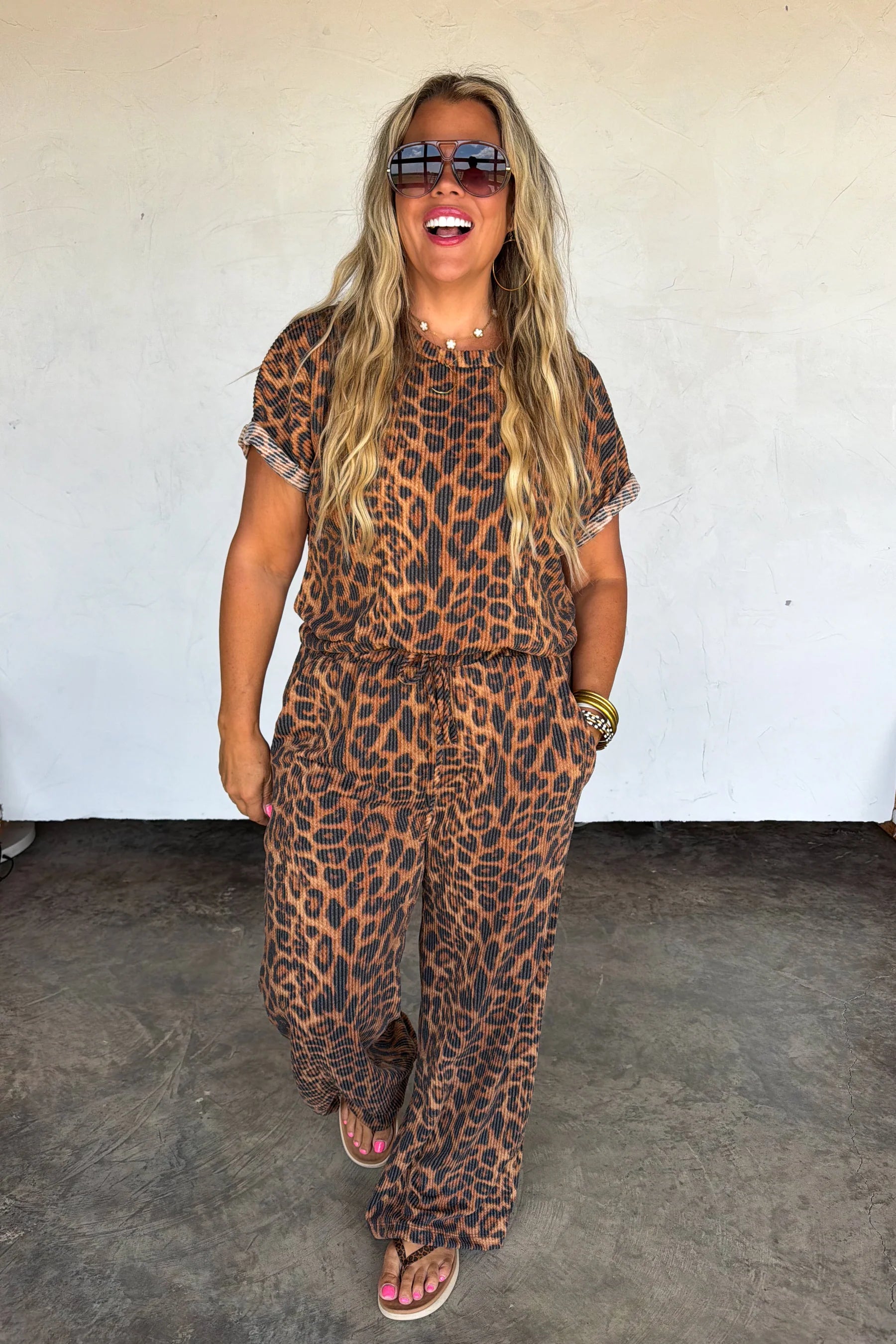 CHEETAH KELSEY PANT SETS