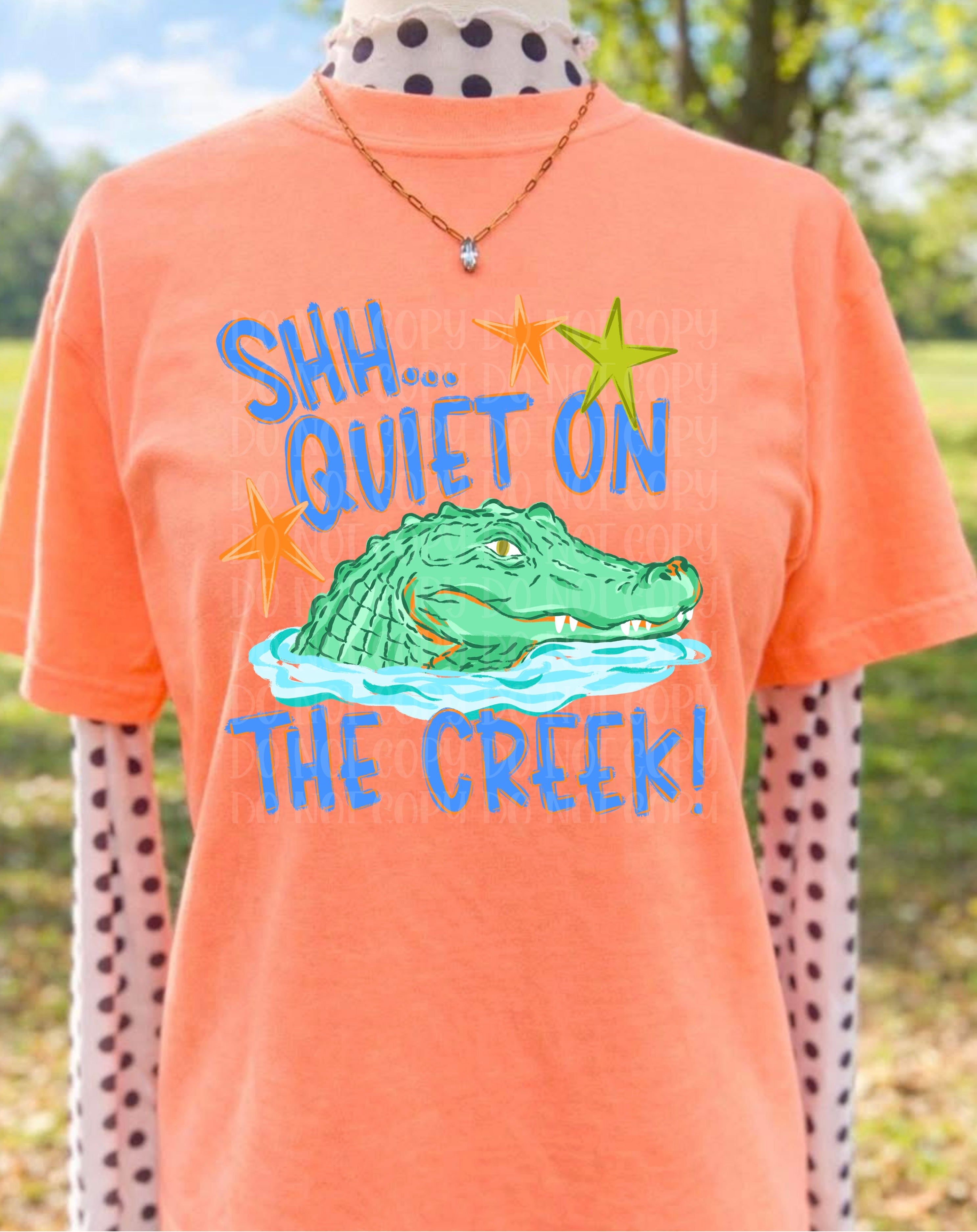 Shhh quiet on the creek
