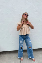 Load image into Gallery viewer, DREW DISTRESSED DAD JEANS
