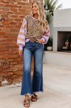 Load image into Gallery viewer, Striped Leopard Pullover
